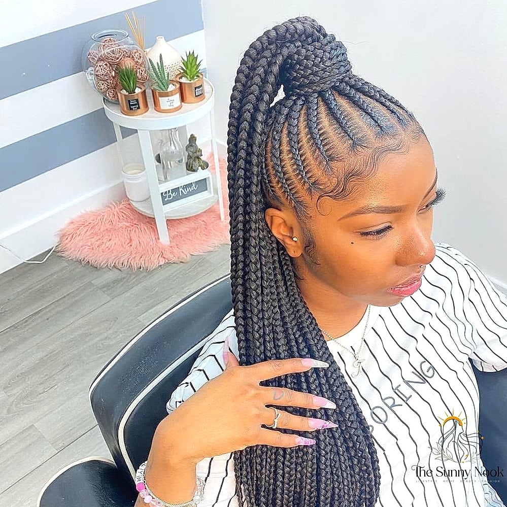 17 Hairstyles Updo Easy That Belong on Your Inspiration Board 17 The Braided Ponytail Wrap