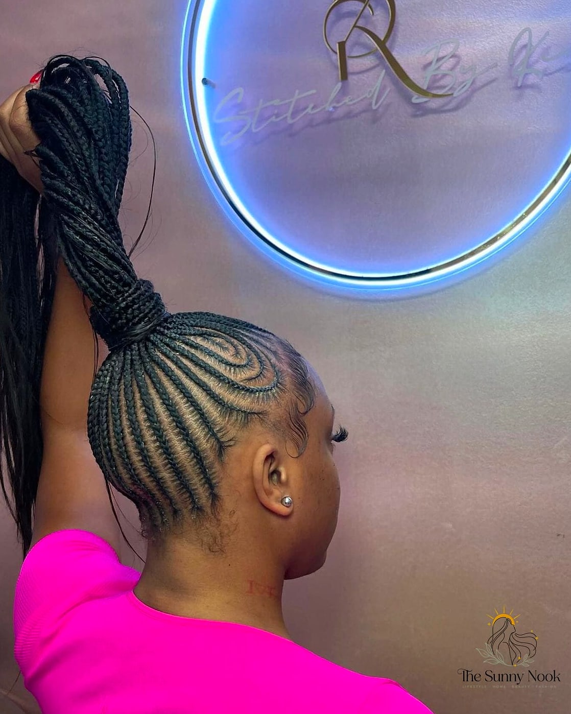 18 Easy Ponytail Hairstyles for When You Need a Fresh Change 6 The Braided Ponytail Wrap