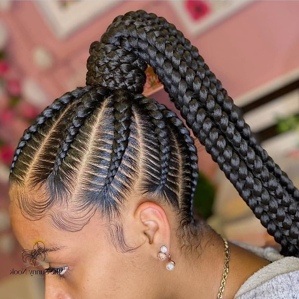 Braided Ponytail on Short Hair