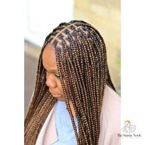 18 Knotless Braid Hairstyles Ideas You Need to Try Right Now 15 Brown knotless braids