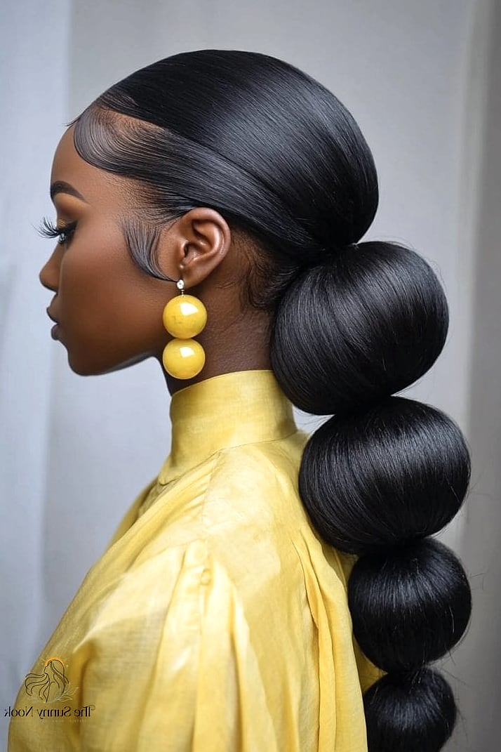 Bubble Bun For A Modern Twist