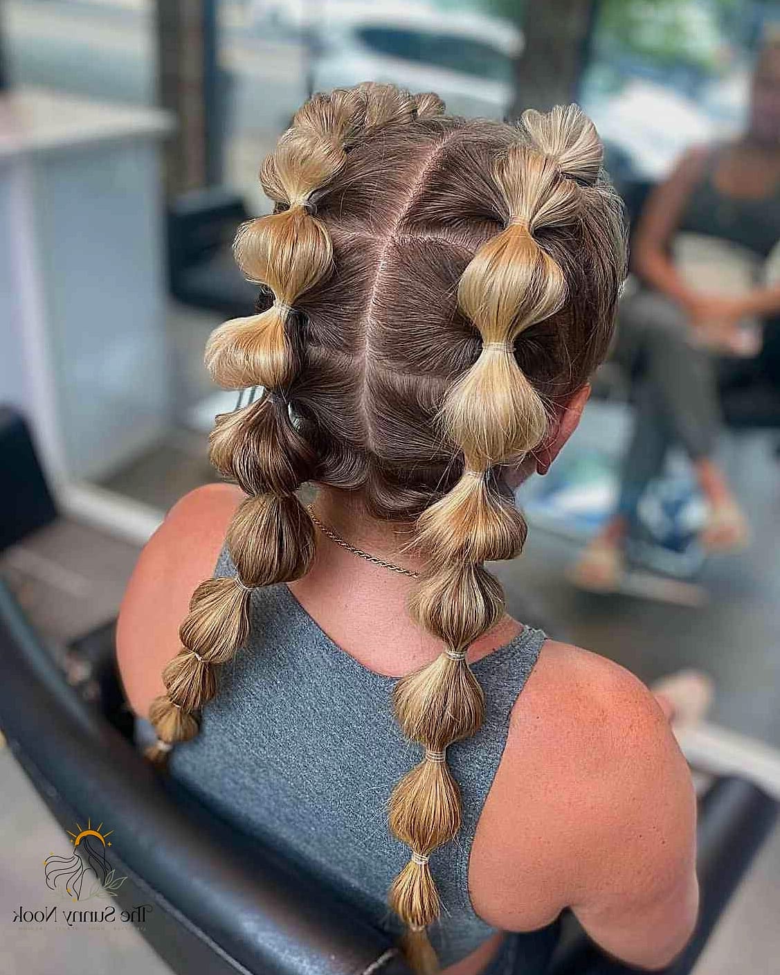 21 Cute Pigtail Hairstyles That Prove This Trend Is Here to Stay 3 Bubble Pigtails