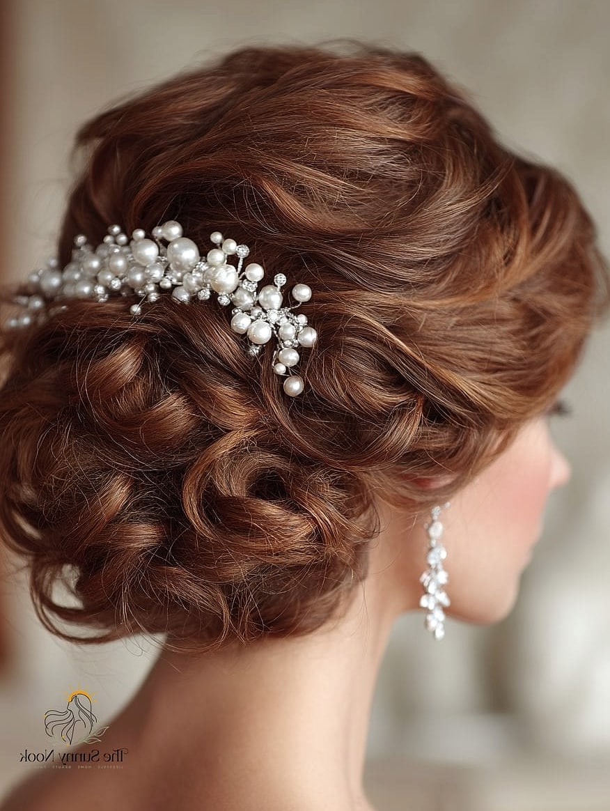 23 Updo Hairstyles For Prom Everyone Is Pinning Right Now 19 Cascading Curls Updo