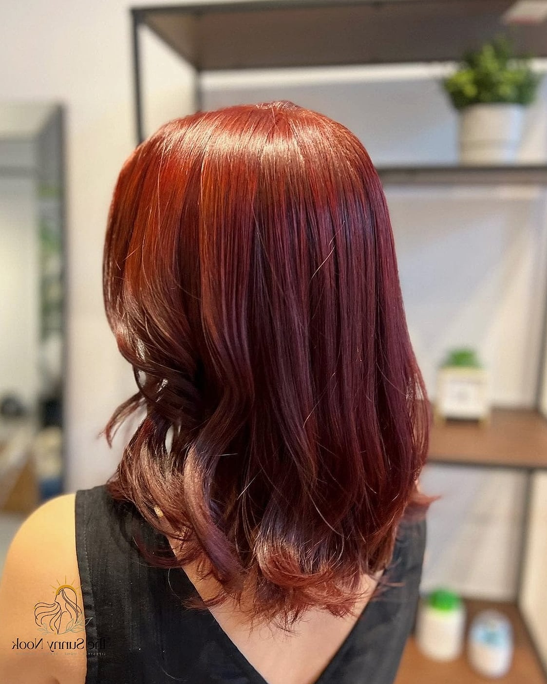Cherry Brown with Subtle Copper Lowlights