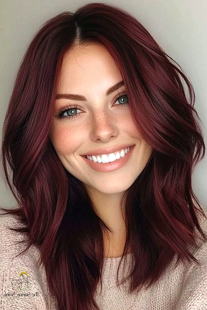 Cherry Brown Pixie Cut