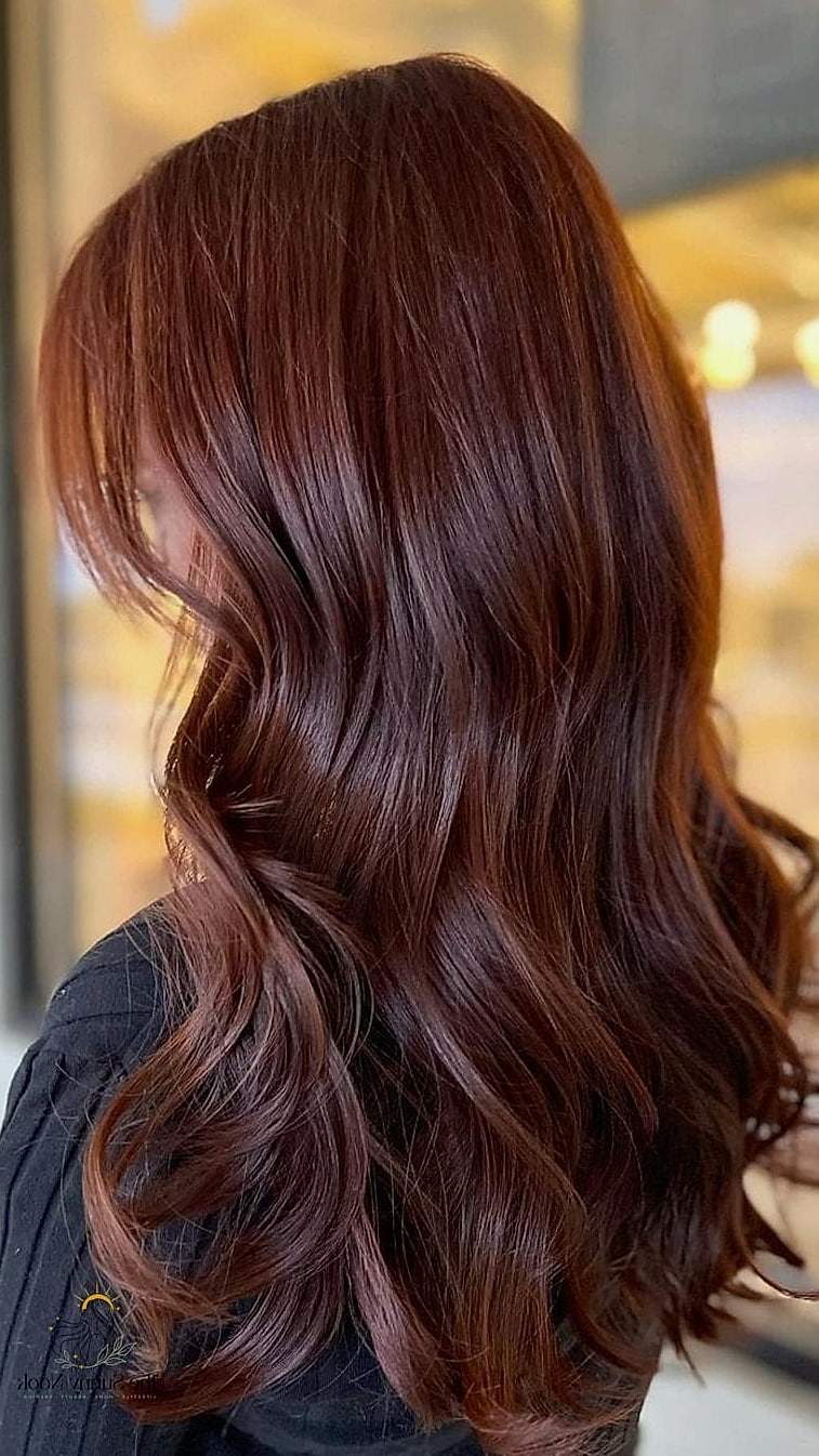 Chestnut Brown with Red Undertones