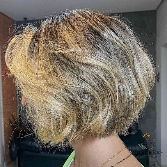 Chin-Length Bob with Playful Bouncy Perm Curls