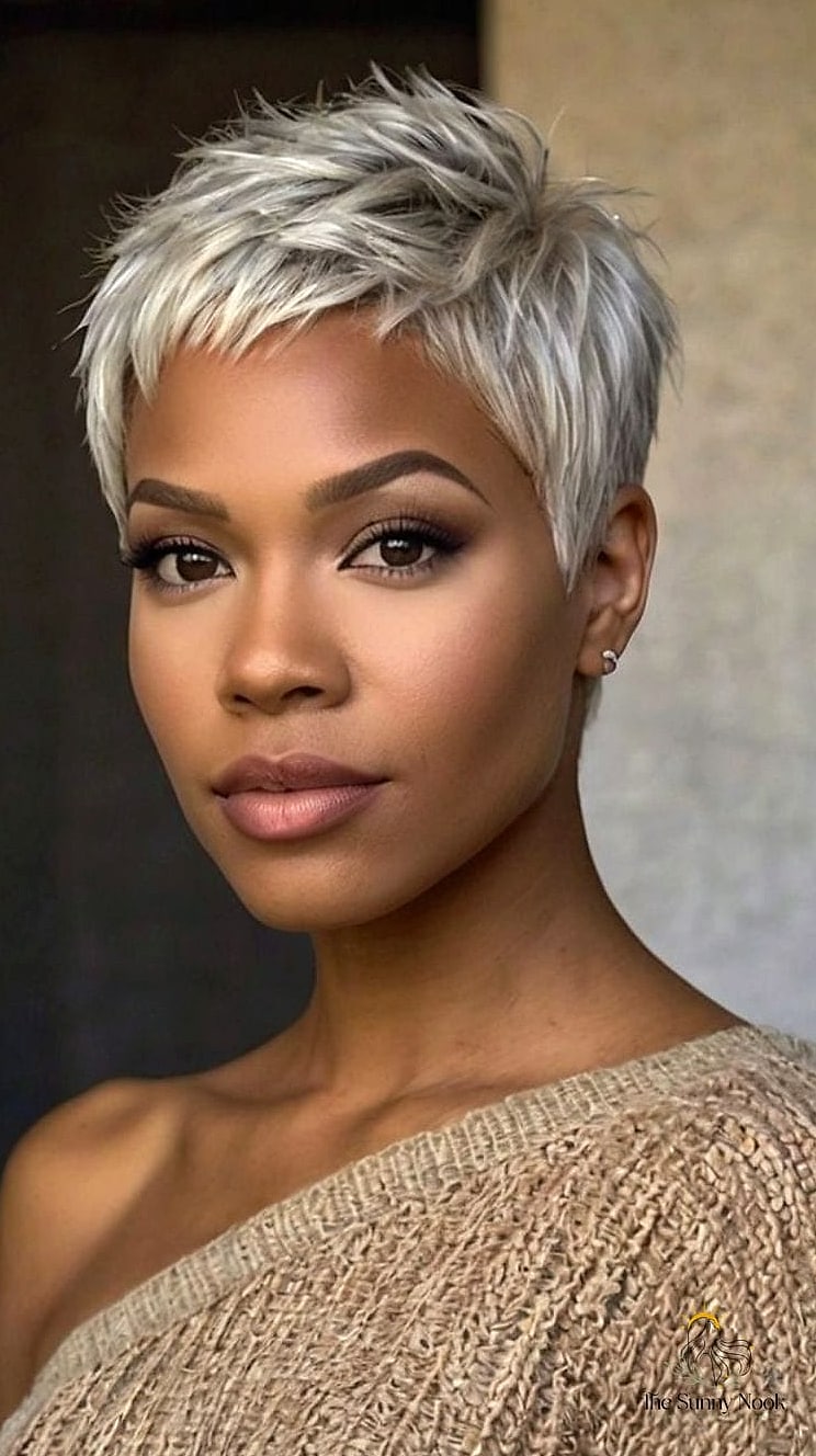 21 Pretty Hairstyles For Short Hair Inspo That's Giving Us Everything 8 Choppy Layered Pixie