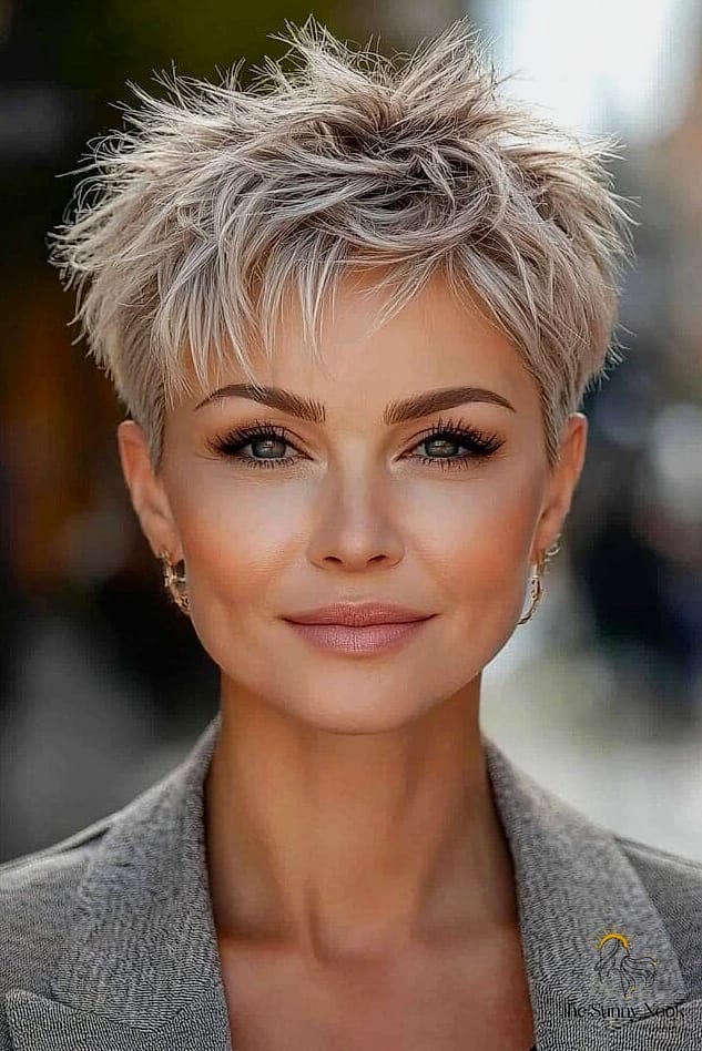 Choppy Pixie With Undercut