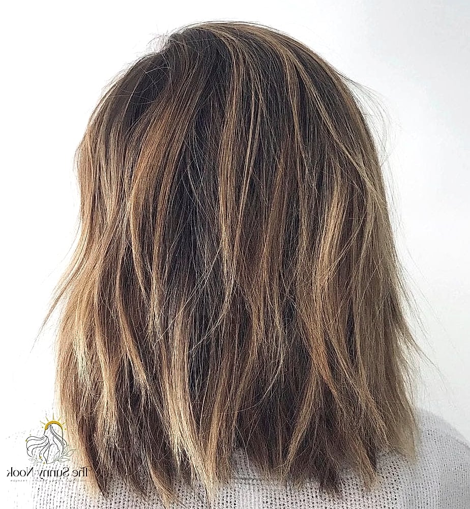 9 Cute Hairstyles Straight Hair for When You Need a Fresh Change 5 Choppy Shoulder-Length Shag