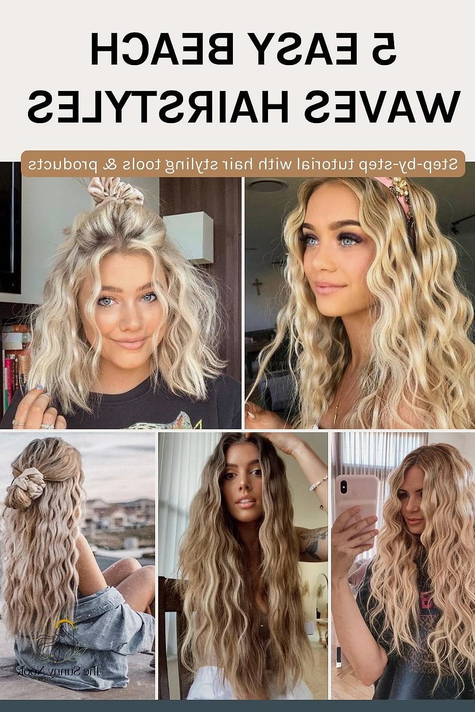22 Easy Beach Hairstyles That Are Actually Easy to DIY 2 Classic Beach Waves