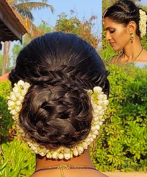 7 Garba Hairstyles Indian Everyone Is Pinning Right Now 2 The Classic Braided Bun