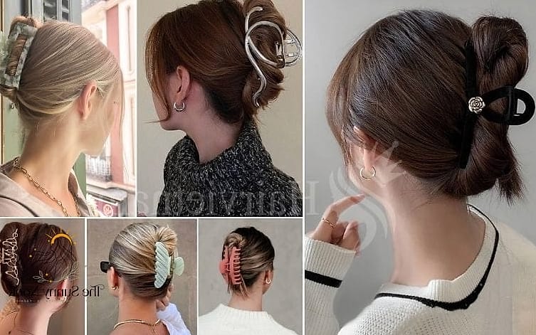27 Hair Claw Clip Hairstyles That Are Trending on Pinterest This Week 7 Classic French Twist with a Claw Clip