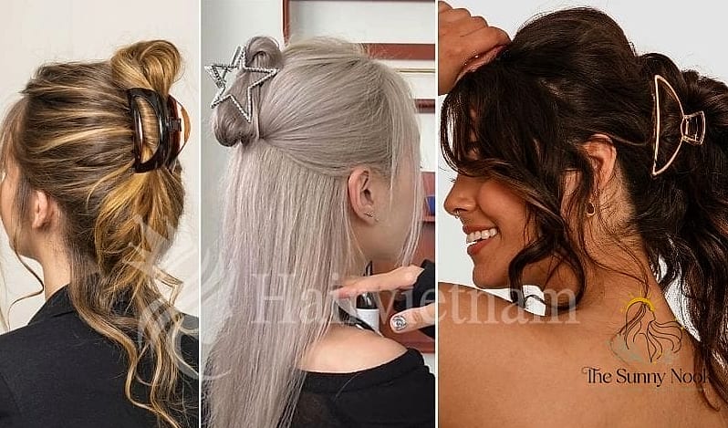 21 Cute Y2K Hairstyles Inspo That's Giving Us Everything 9 Claw Clip Updo