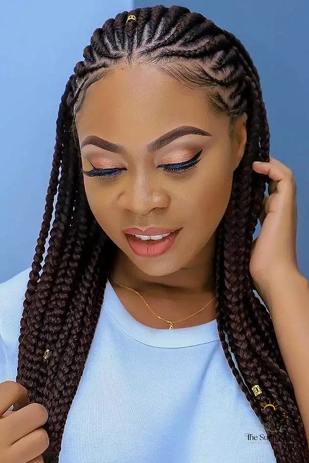 19 Stunning Cute 4C Hairstyles Worth Bookmarking Today 13 Cornrow Braids into a Bun