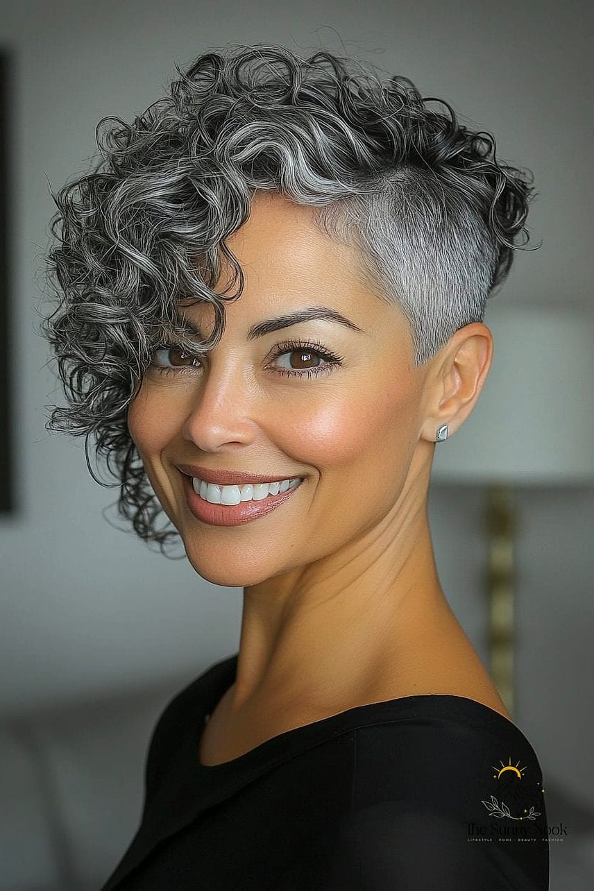 18 Cute Short Hairstyles For Short Hair That Work on Every Hair Length 12 Cropped Curly Pixie