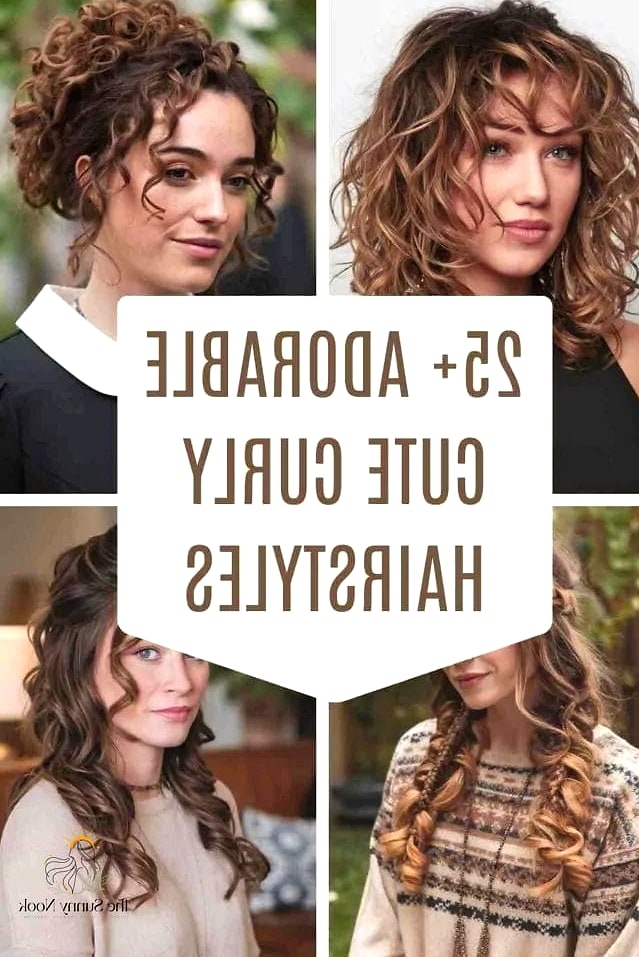27 Cute Curled Hairstyles We're Obsessed With Right Now 28 Curled Hair with Face-Framing Highlights