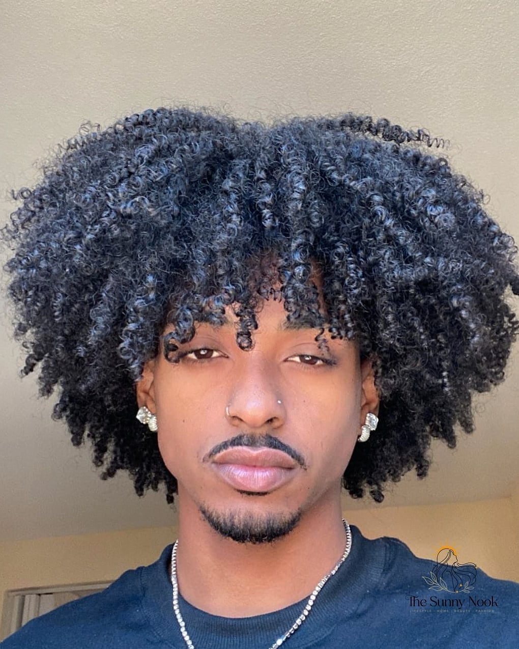 Curly Afro Fade