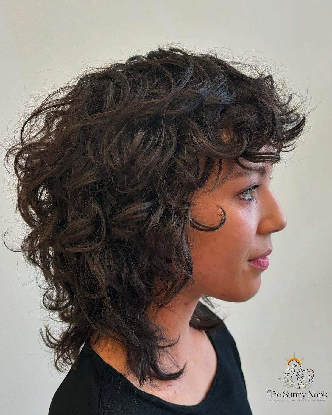 10 Cute Open Hair Hairstyles to Show Your Stylist ASAP 9 Curly Shag With Feathered Layers