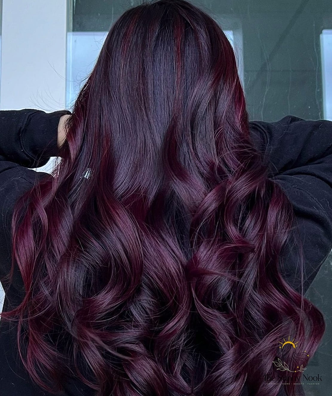 Deep Burgundy Wolf Cut