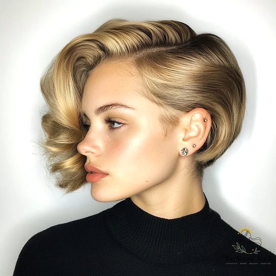 22 Hairstyles Reference Inspo That's Giving Us Everything 19 Deep Side Part Waves