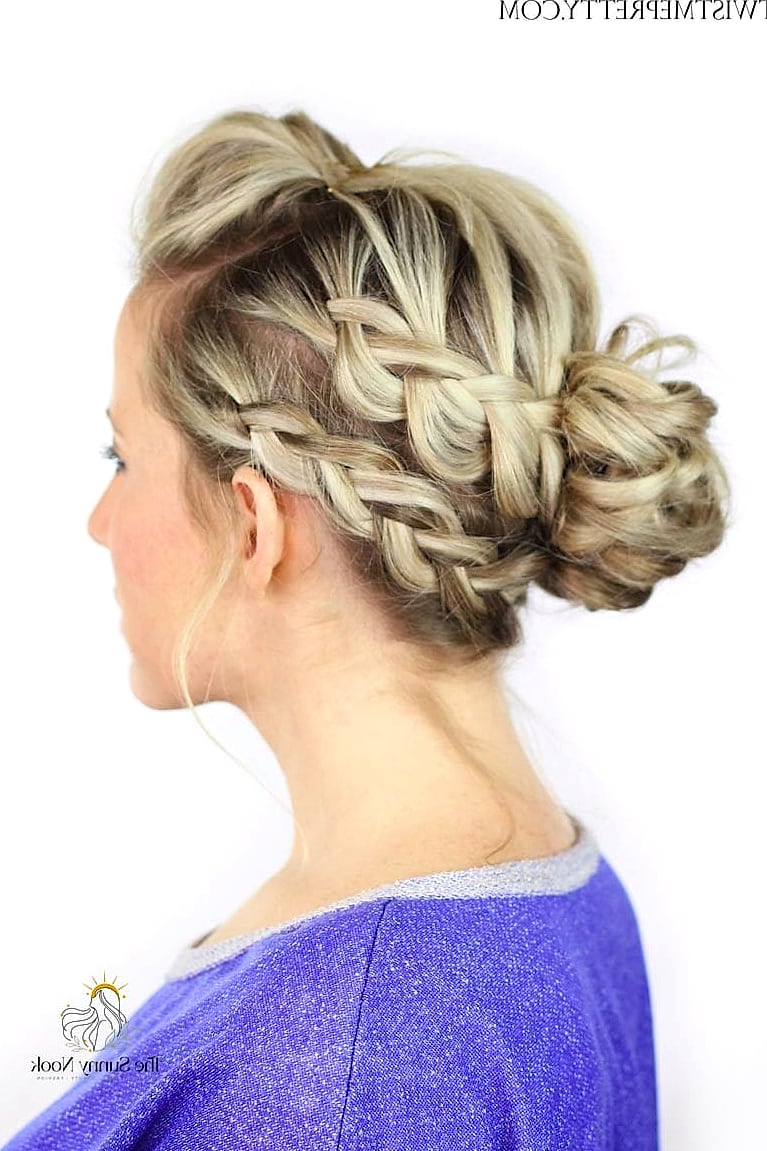11 Messy Bun Hairstyles Indian Saree to Show Your Stylist ASAP 10 Double Bun Twist