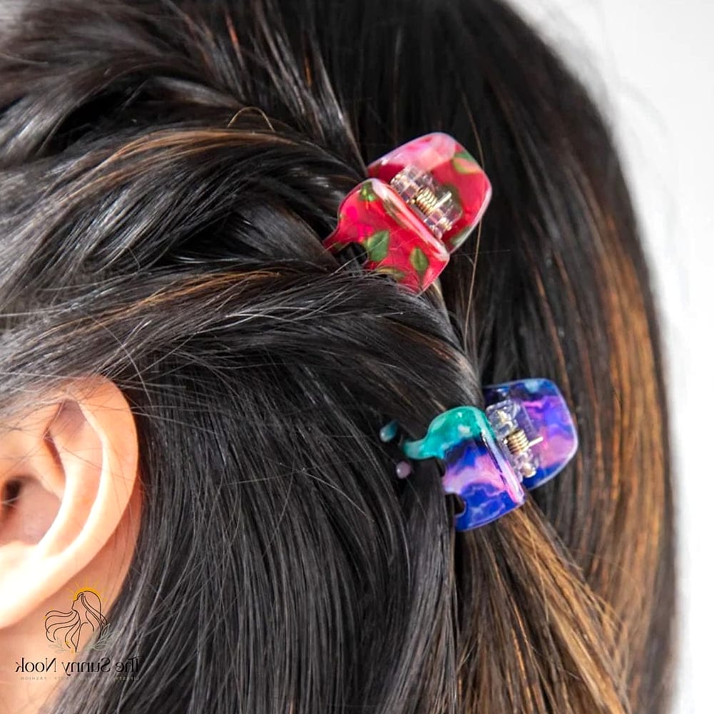 Double Claw Clip Pigtail Buns