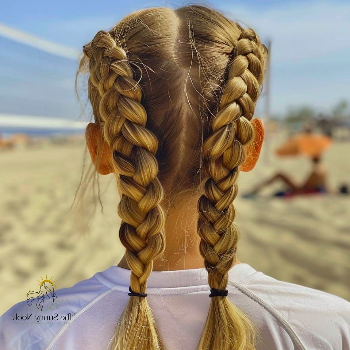 21 Stunning Volleyball Hairstyles Easy Worth Bookmarking Today 4 Double Dutch Braids