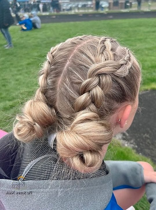 The Double Dutch Braids into a Bun