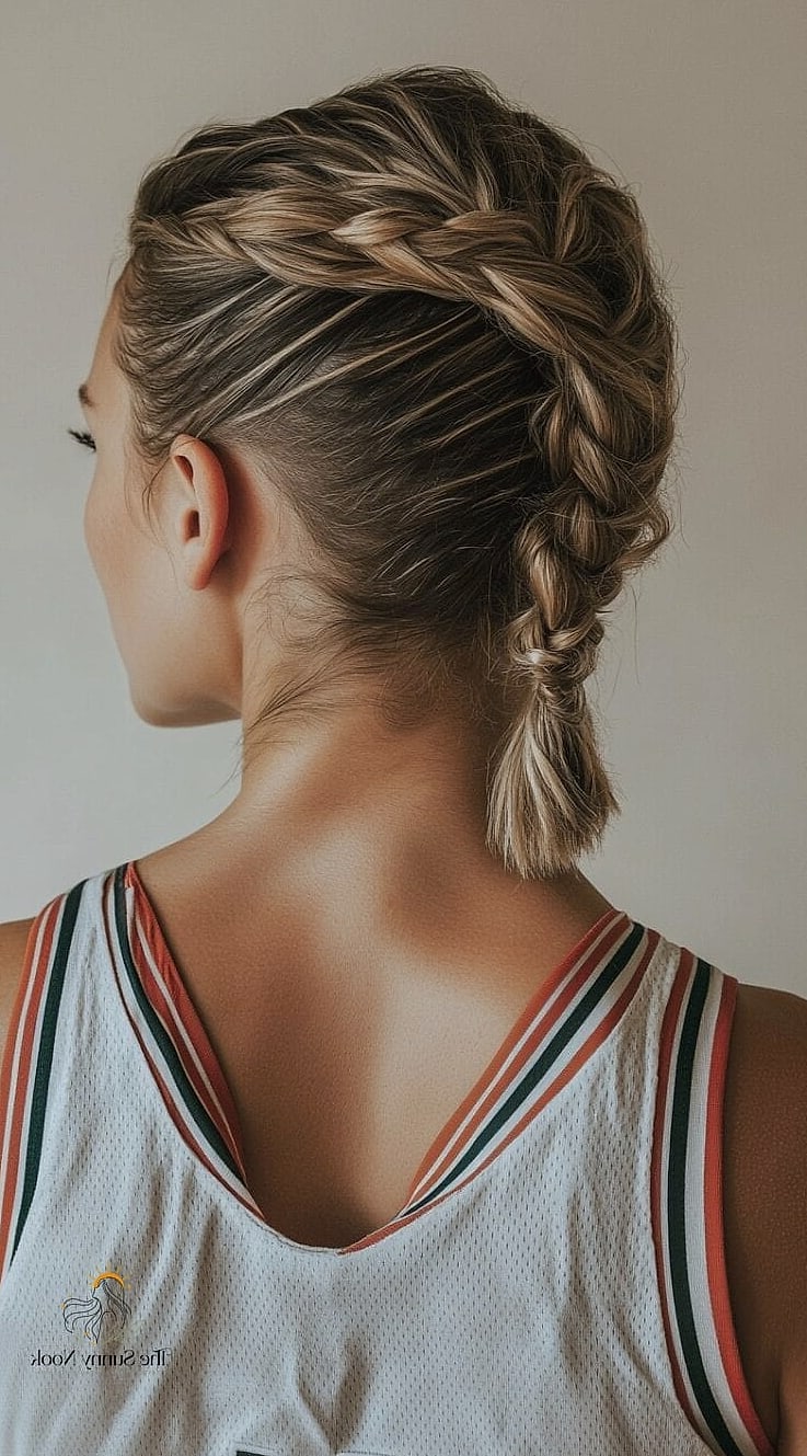 22 Gorgeous Basketball Hairstyles Easy for Every Hair Type 3 Double Dutch Braids