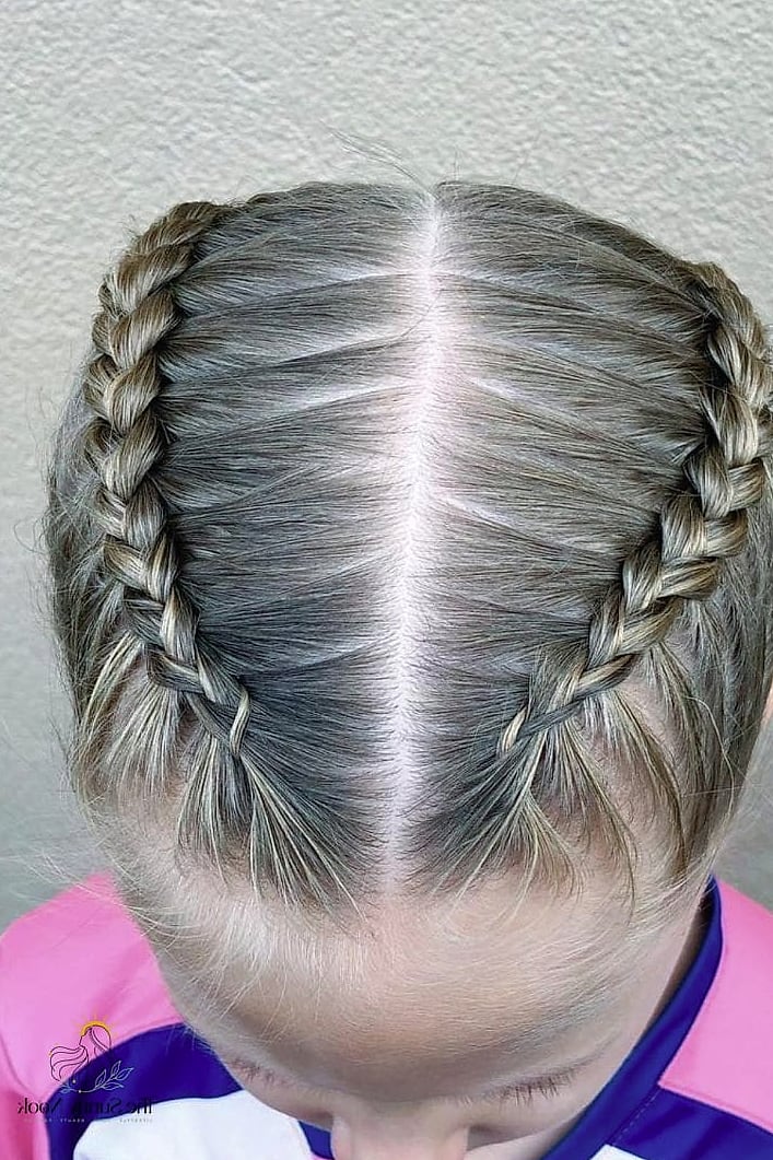 9 Easy Soccer Hairstyles That Are Actually Easy to DIY 5 Dutch Braid Crown