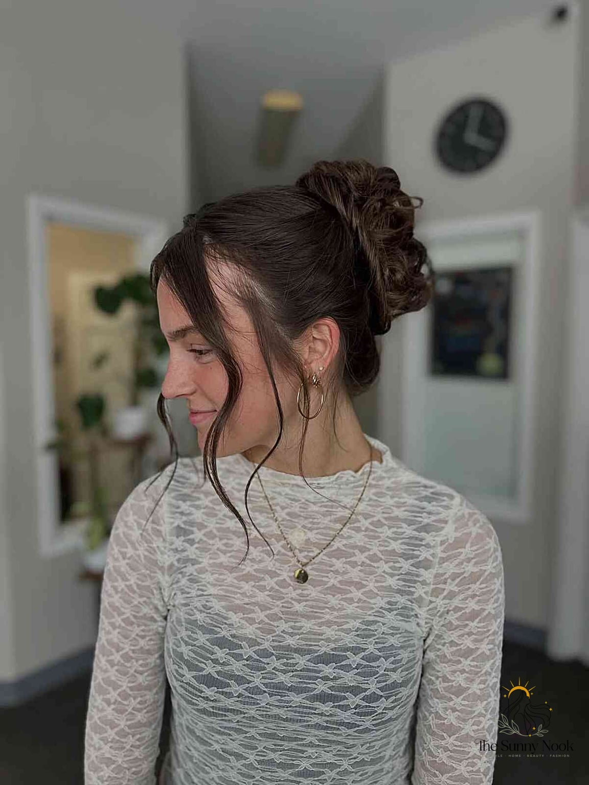 23 Updo Hairstyles For Prom Everyone Is Pinning Right Now 2 Elegant Curly Prom Updo with Face-Framing Tendrils