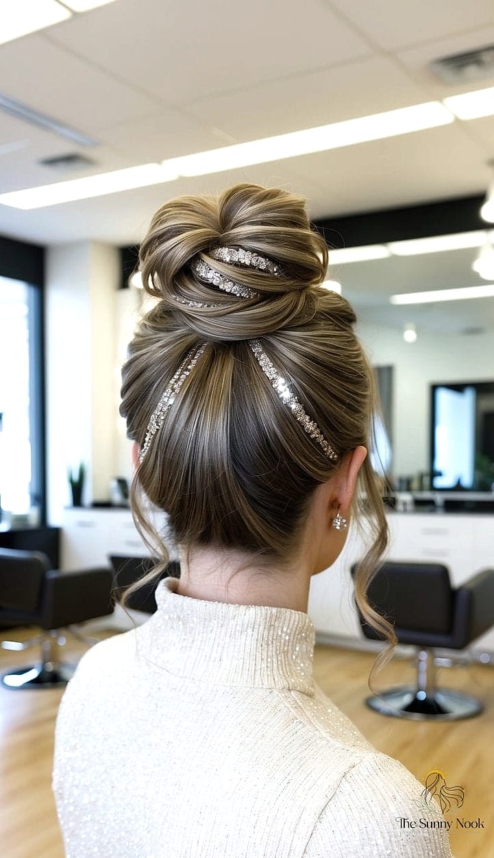 Face-Framing Curls with a Deep Side Part