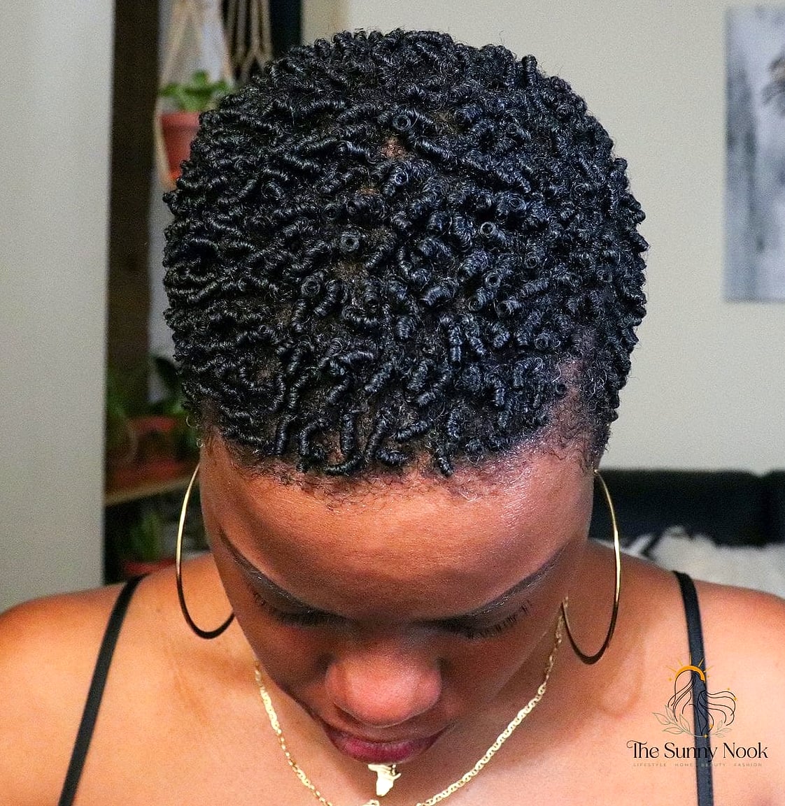 15 Hairstyles For Short 4C Natural Hair Ideas You Need to Try Right Now 9 Finger Coils on Short 4C Hair