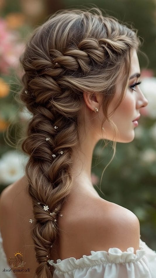 Fishtail Braid Updo