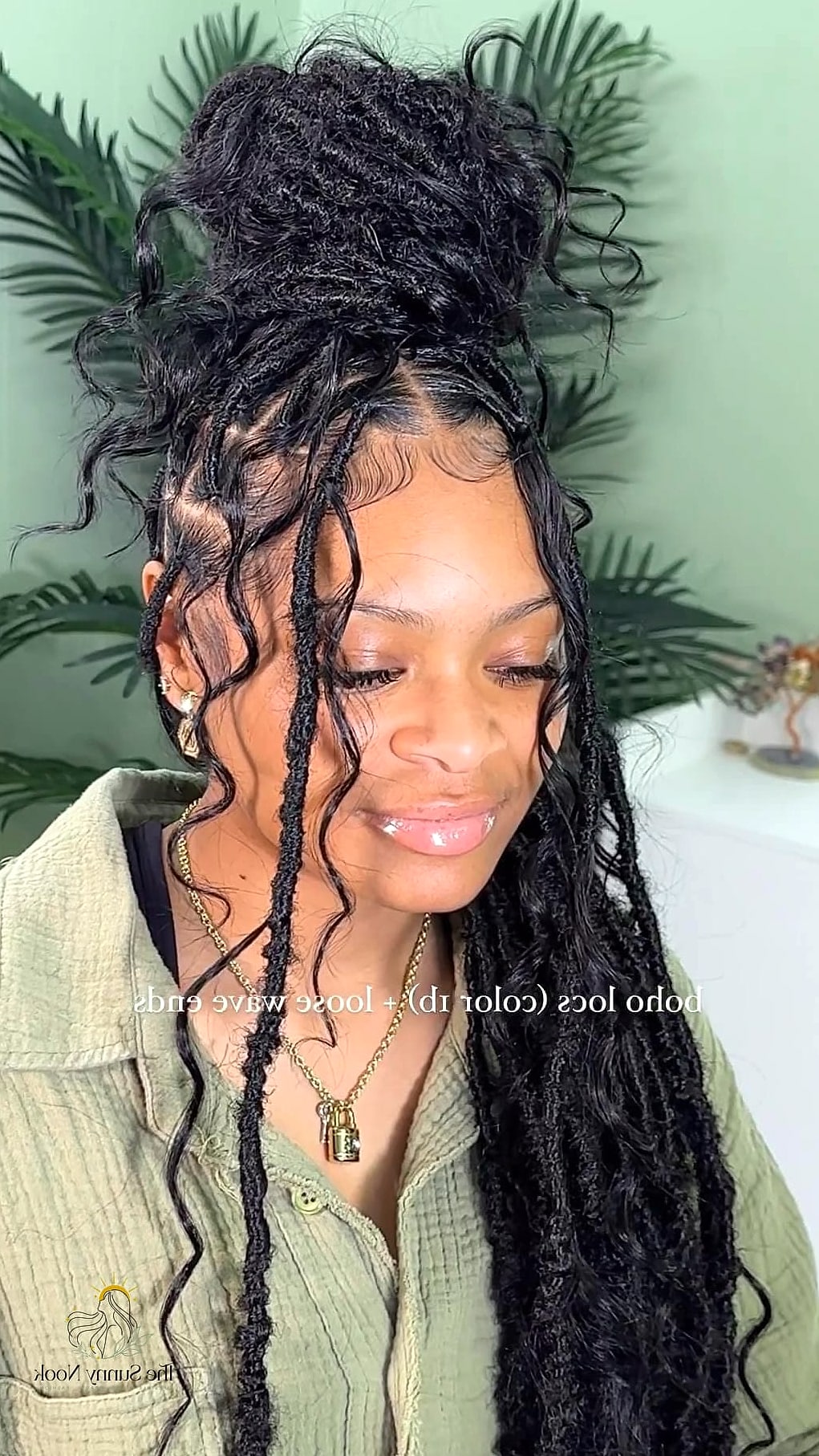 15 Cute Hairstyles For Black Women That Belong on Your Inspiration Board 6 Goddess Locs