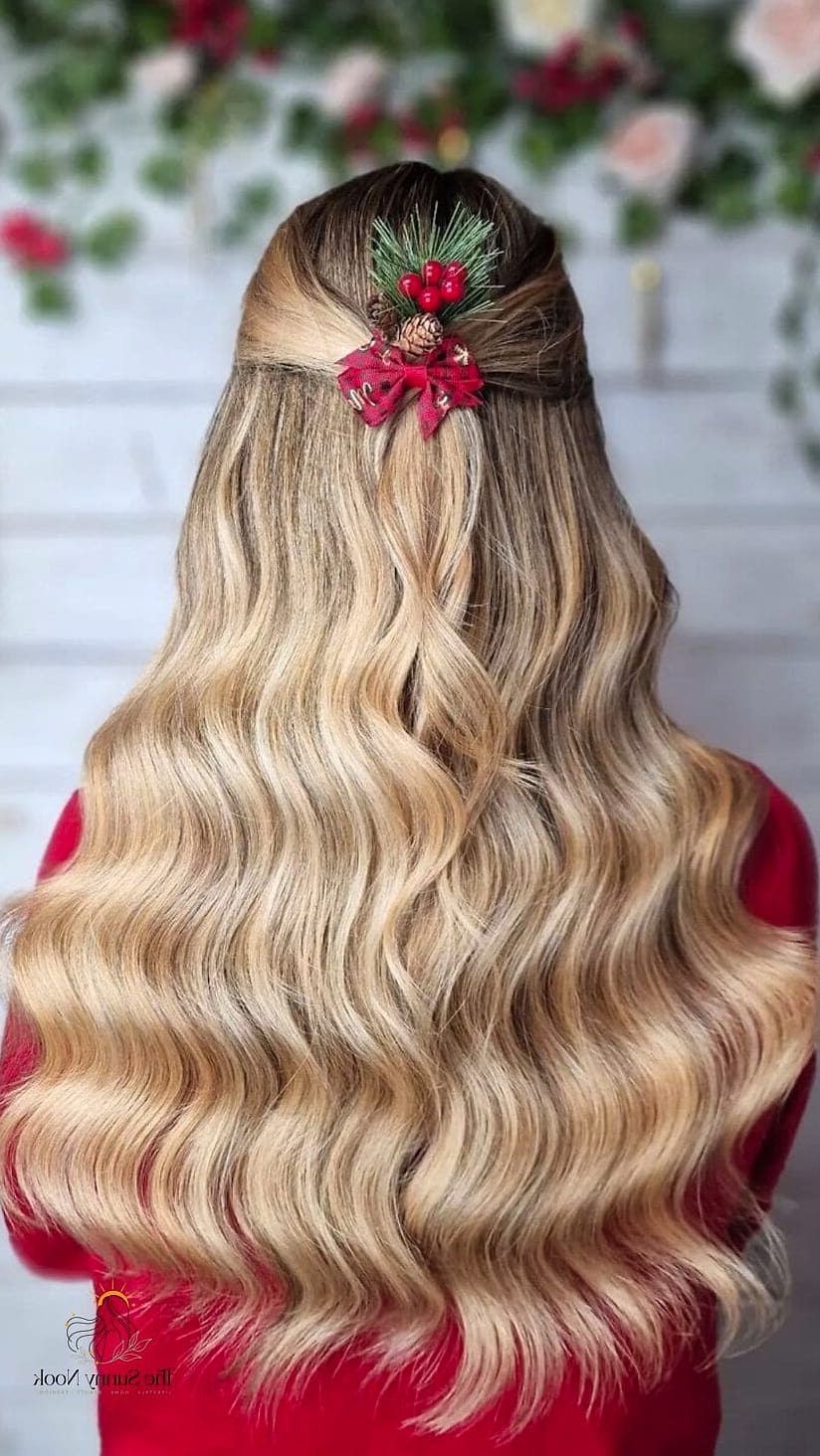 Half-Up Holiday Waves