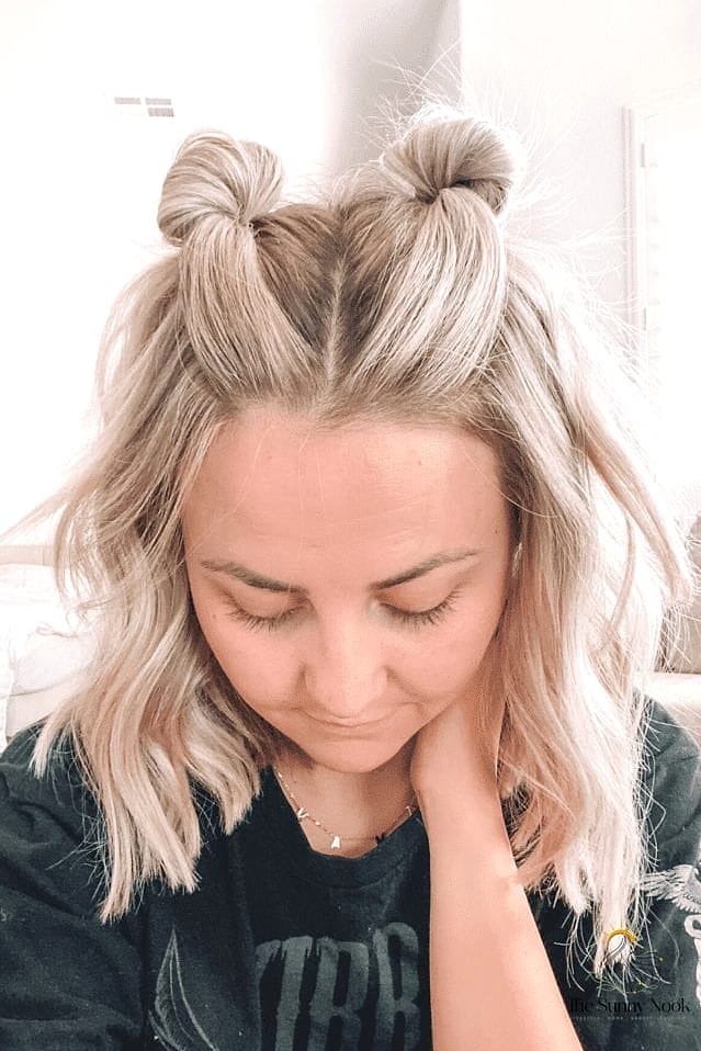 Half-Up Space Buns