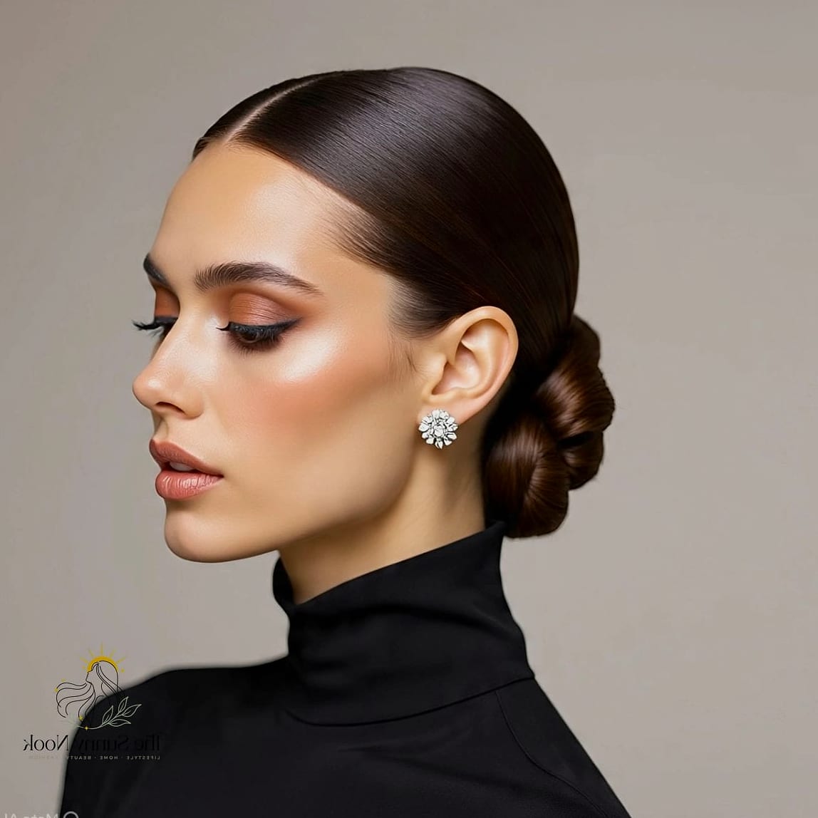 High-Shine Bob With Deep Side Part