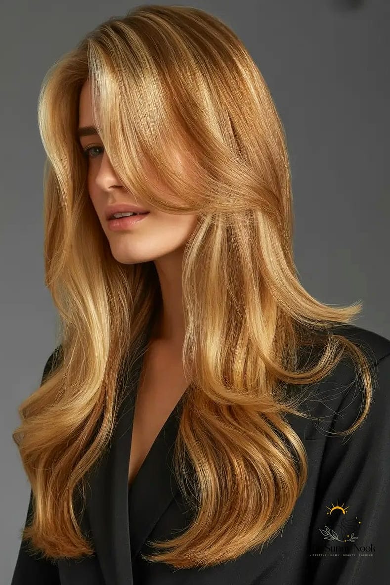 Honey Blonde Shag