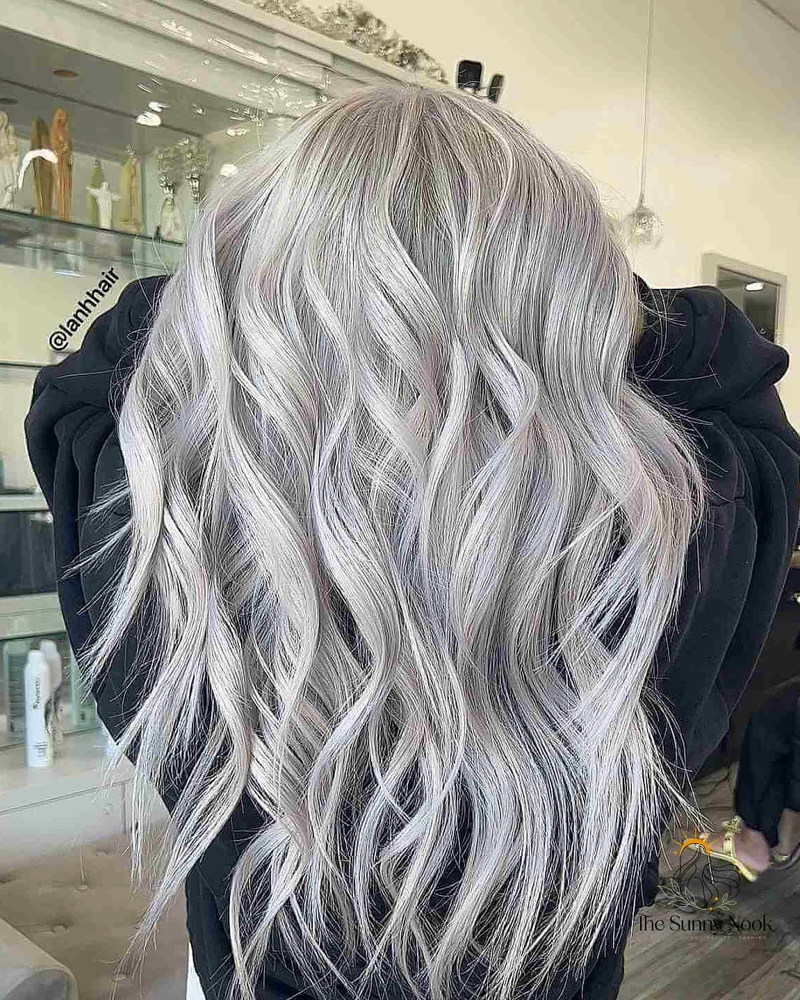 Icy Grey Blunt Lob