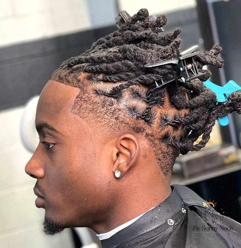 20 Men Locs Hairstyles Black Man Looks That Will Seriously Inspire You 20 Locs with a Taper Cut