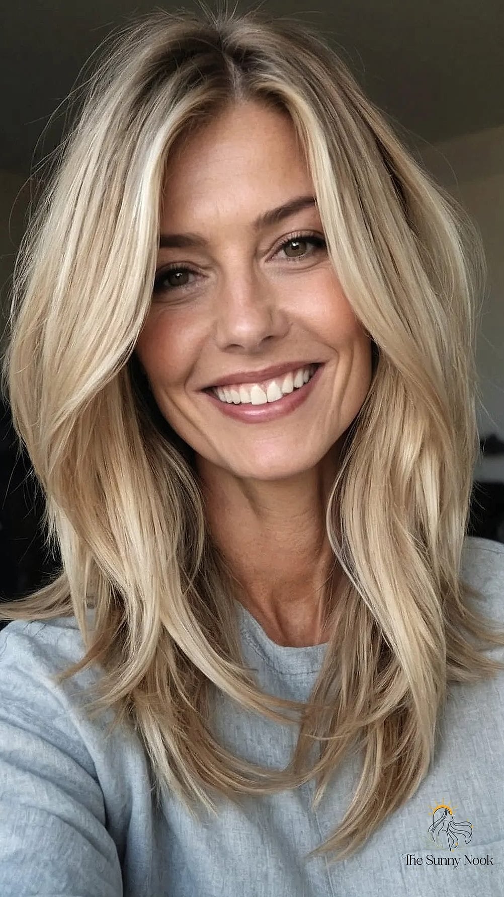 The Long Blunt Cut With Subtle Layers