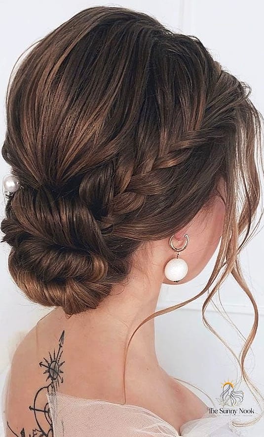 22 Hairstyles Reference Inspo That's Giving Us Everything 21 Loose Braided Updo