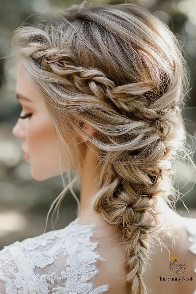 25 Boho Hairstyles For Short Hair That Are Actually Easy to DIY 18 Loose French Braid Pigtails