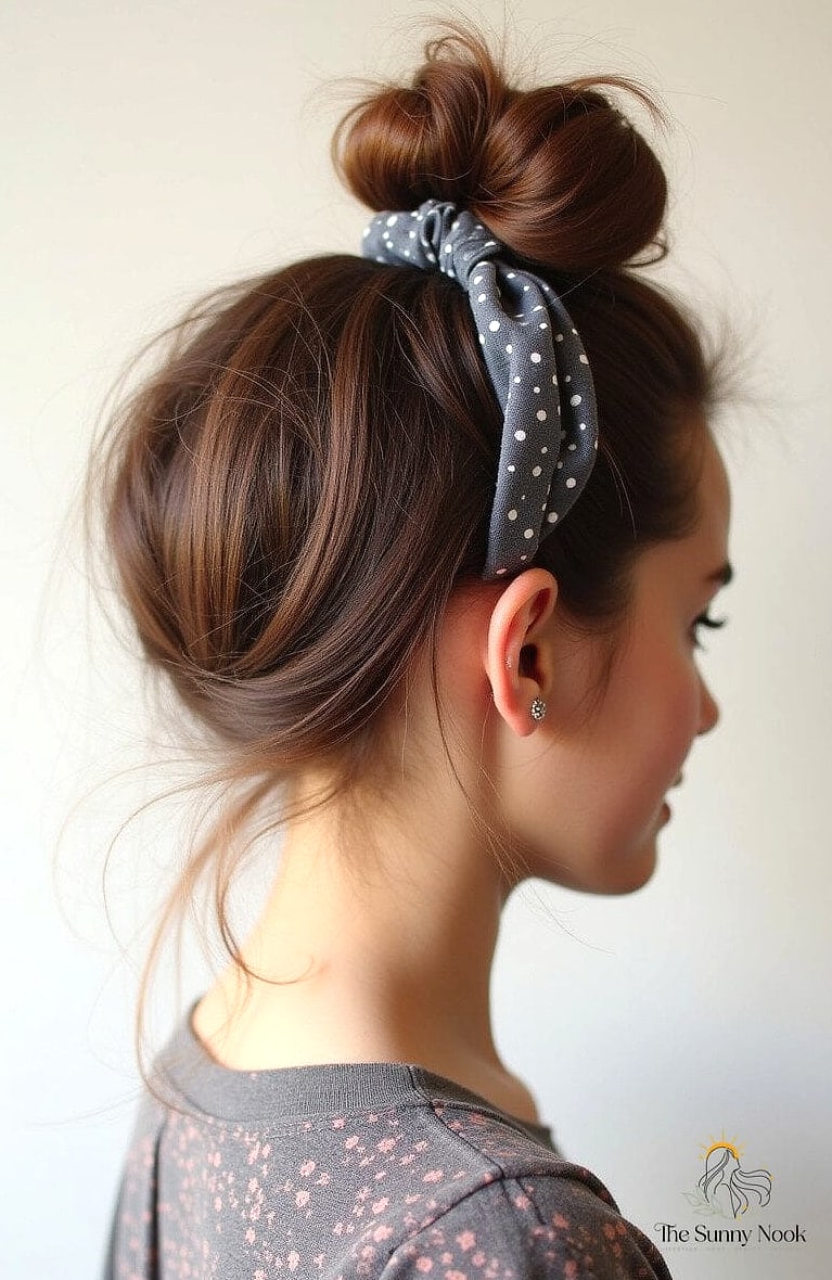 23 Cute Hat Hairstyles That Are Trending on Pinterest This Week 2 Low Sleek Bun Under a Beanie