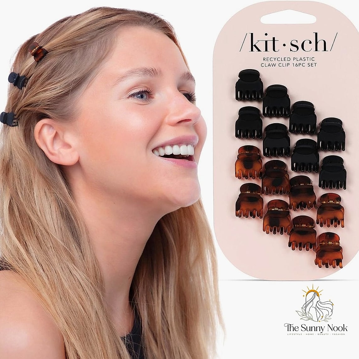 Medium Hair Claw Clip Tousled Bun