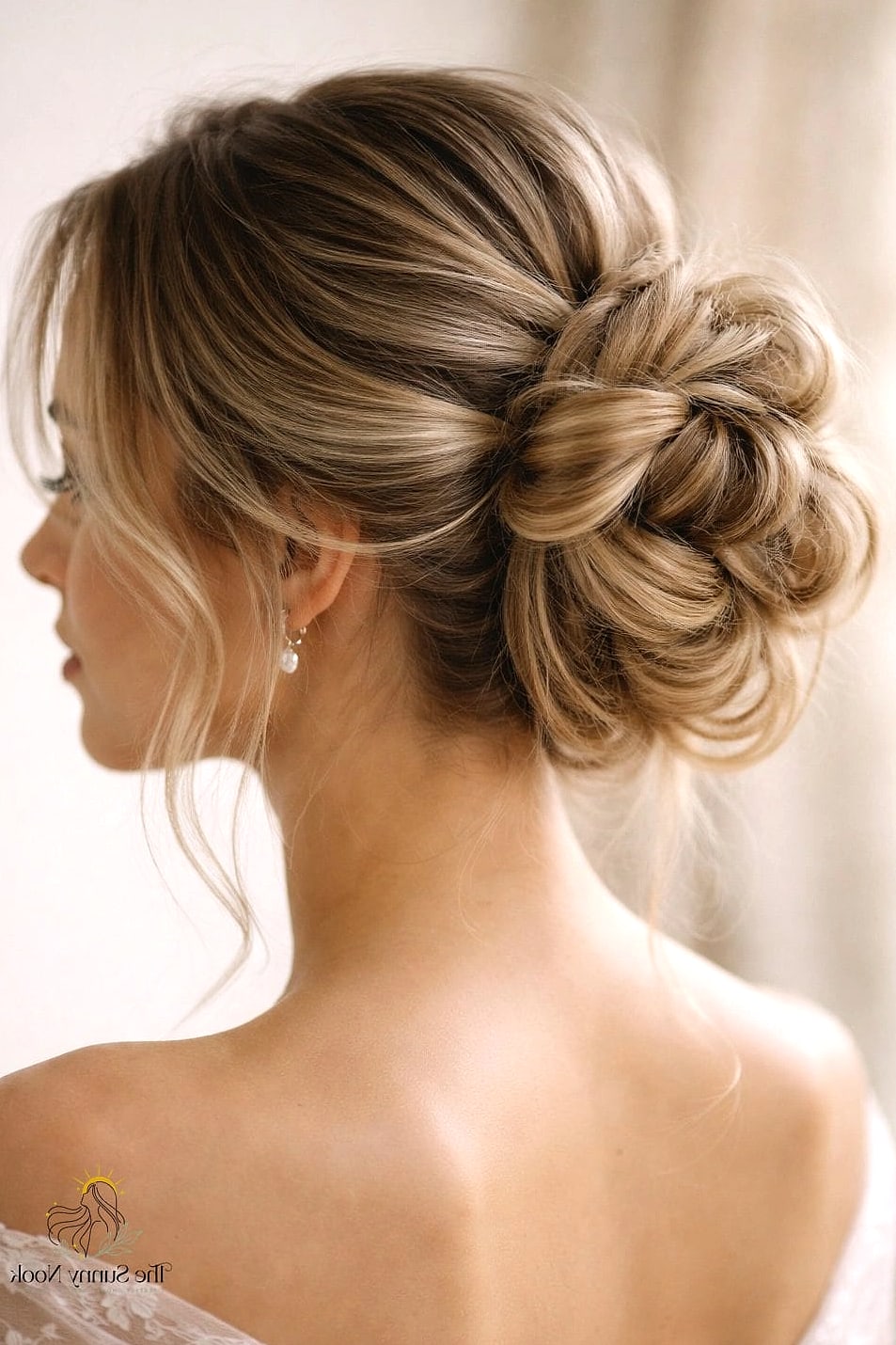 11 Prom Hairstyles Bun for When You Need a Fresh Change 10 Messy Bun with Twisted Crown