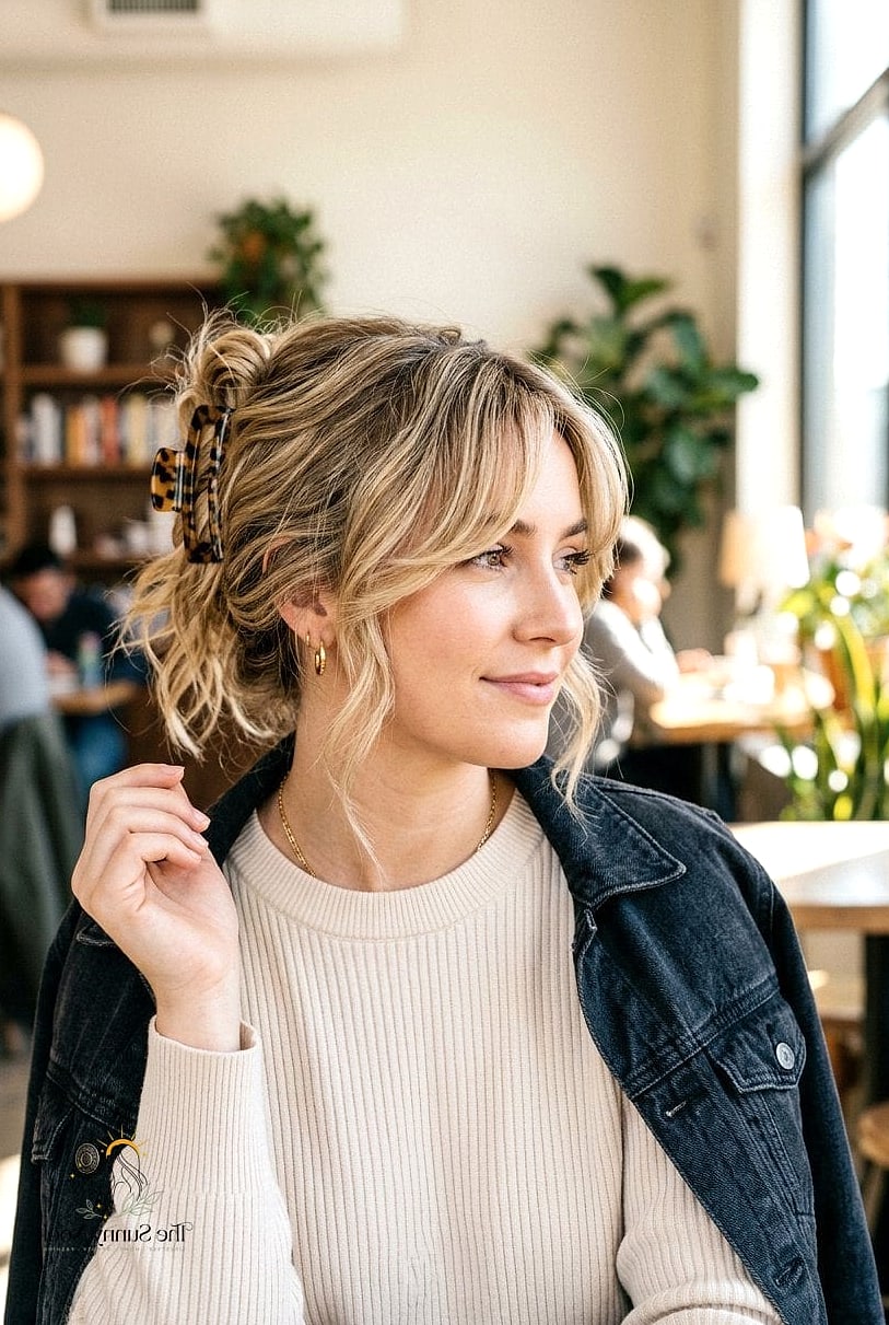 27 Hair Claw Clip Hairstyles That Are Trending on Pinterest This Week 10 Messy Claw Clip Updo for Relaxed Days