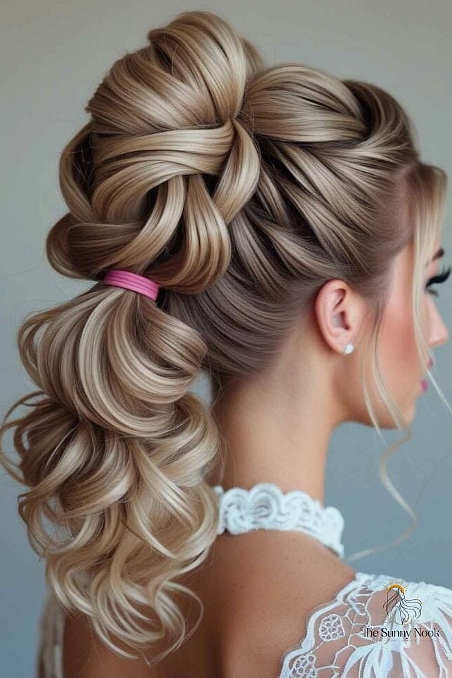 23 Updo Hairstyles For Prom Everyone Is Pinning Right Now 21 Modern Bubble Updo
